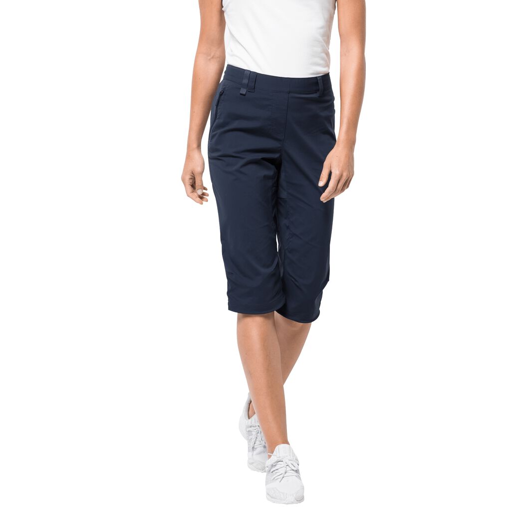 Jack Wolfskin ACTIVATE LIGHT ¾ Pantalons Femme Bleu - AGCKFUM-14